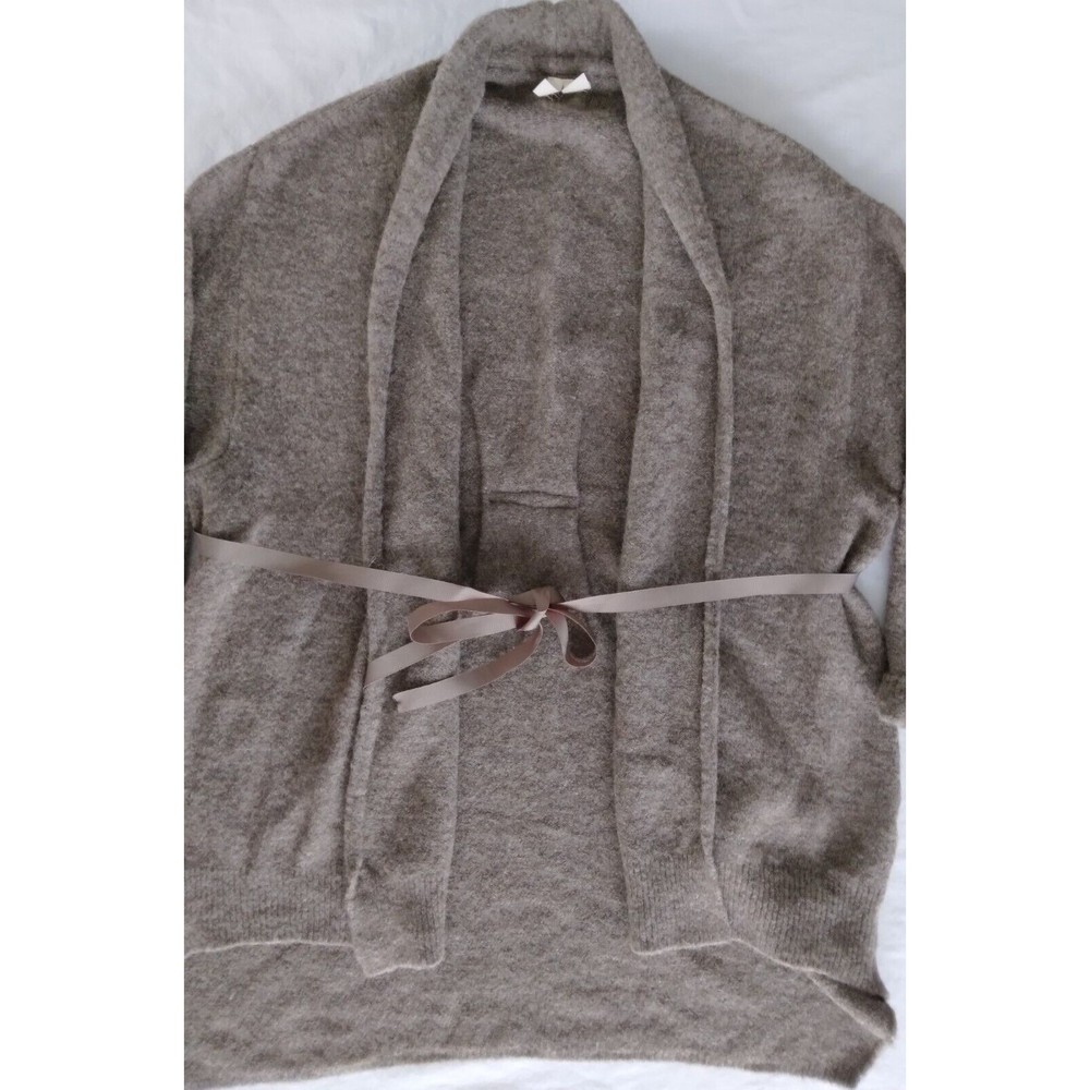 Anthropologie Moth Vallon Ribbon Tie Cardigan Sweater Wool Blend Size Small - Picture 9 of 12